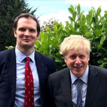 Dr Dan Poulter and Prime Minister Boris Johnson